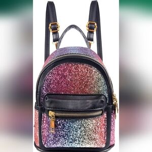 Nip Womens/ Girls Bling convertible mini backpack